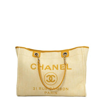 Thumbnail of Vintage Yellow Canvas Chanel Deauville - Image 1