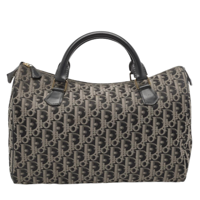 Pre-Owned Black Canvas Dior Handbag