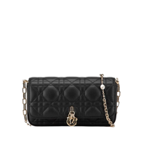 Thumbnail of Black Leather Dior Crossbody Bag - Image 1