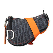 Thumbnail of Blue Canvas Dior Saddle Bag - Image 1