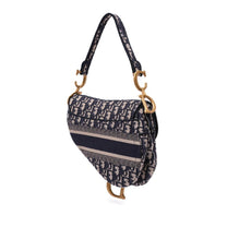 Thumbnail of Pre-Owned Blue Canvas Dior Saddle Bag - Image 2