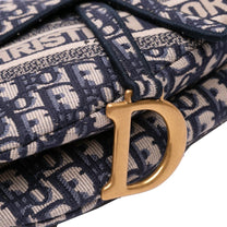 Thumbnail of Pre-Owned Blue Canvas Dior Saddle Bag - Image 6