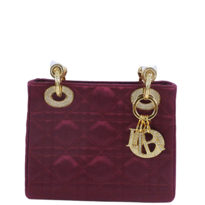 Pre-Owned Brown Canvas Dior Lady Dior
