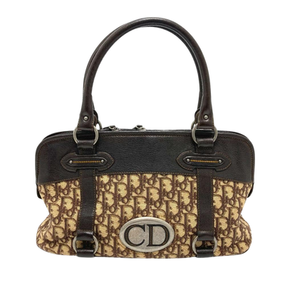 Brown Leather Dior Handbag