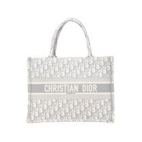 Thumbnail of Grey Canvas Dior Book Tote - Image 1