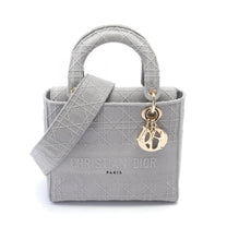 Thumbnail of Pre-Owned Grey Canvas Dior Lady Dior - Image 2