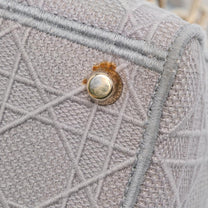 Thumbnail of Pre-Owned Grey Canvas Dior Lady Dior - Image 9