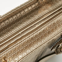 Thumbnail of Pre-Owned Metallic Leather Dior Lady Dior - Image 7