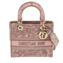 Thumbnail of Pre-Owned Pink Canvas Dior Lady Dior - Image 1