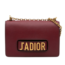 Thumbnail of Red Leather Dior Crossbody Bag - Image 1