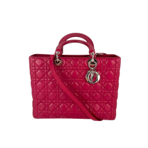 Thumbnail of Pre-Owned Red Leather Dior Lady Dior - Image 1