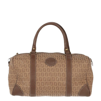 Beige Canvas Fendi Handbag