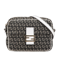 Thumbnail of Black Canvas Fendi Crossbody Bag - Image 1