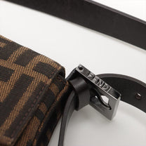 Thumbnail of Vintage Brown Canvas Fendi Baguette - Image 10