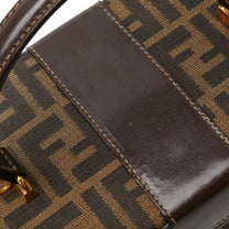Thumbnail of Vintage Brown Canvas Fendi Handbag - Image 8