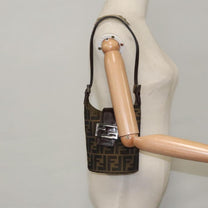Thumbnail of Pre-Owned Brown Canvas Fendi Shoulder Bag - Image 10