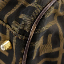 Thumbnail of Vintage Brown Canvas Fendi Shoulder Bag - Image 6
