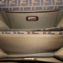 Thumbnail of Pre-Owned Brown Canvas Fendi Shoulder Bag - Image 9