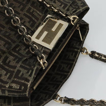 Thumbnail of Vintage Brown Canvas Fendi Tote - Image 8