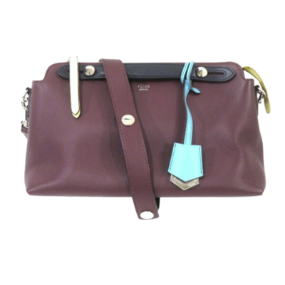 Pre-Owned Burgundy Leather Fendi By The Way
