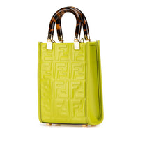 Thumbnail of Pre-Owned Green Leather Fendi Shopper - Image 2