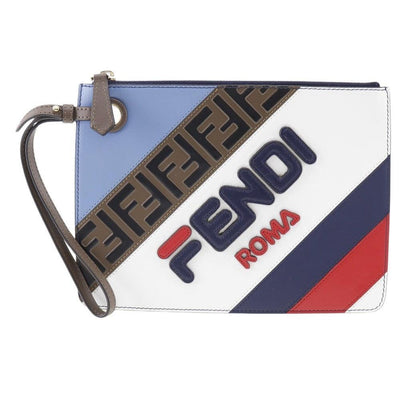 Multicolor Leather Fendi Clutch