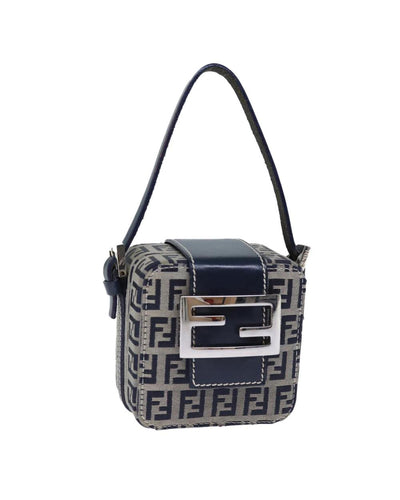 Navy Canvas Fendi Handbag