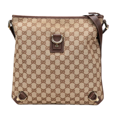 Vintage Beige Canvas Gucci Abbey