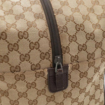 Thumbnail of Beige Canvas Gucci Boston Bag - Image 4