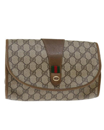Thumbnail of Vintage Beige Canvas Gucci Clutch - Image 1