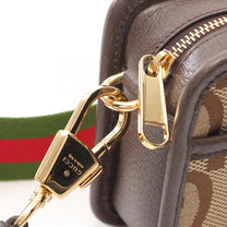 Thumbnail of Beige Canvas Gucci Crossbody Bag - Image 5