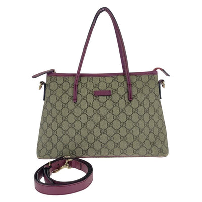 Beige Canvas Gucci Handbag