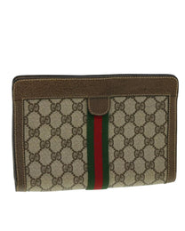 Thumbnail of Beige Canvas Gucci Handbag - Image 1