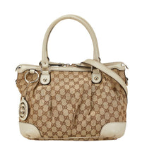 Thumbnail of Vintage Beige Canvas Gucci Handbag - Image 1