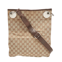 Thumbnail of Pre-Owned Beige Canvas Gucci Messenger Bag - Image 1