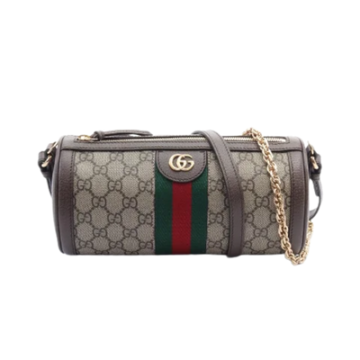 Pre-Owned Beige Canvas Gucci Ophidia