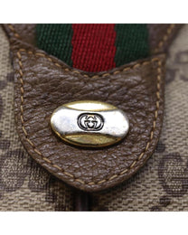 Thumbnail of Vintage Beige Canvas Gucci Shoulder Bag - Image 10
