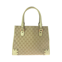 Thumbnail of Beige Canvas Gucci Shoulder Bag - Image 1