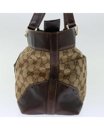 Thumbnail of Beige Canvas Gucci Shoulder Bag - Image 4
