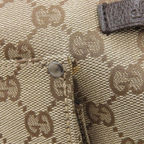 Thumbnail of Beige Canvas Gucci Shoulder Bag - Image 5