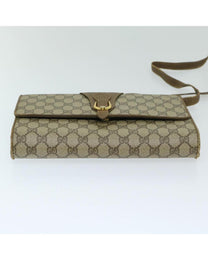 Thumbnail of Vintage Beige Canvas Gucci Shoulder Bag - Image 5