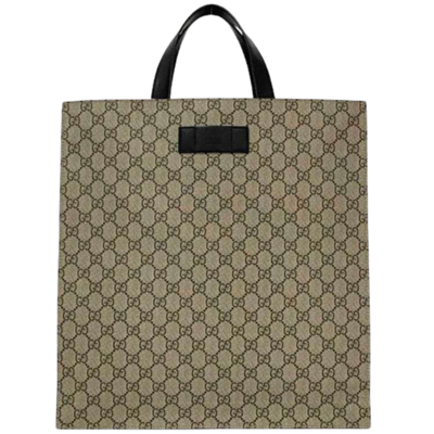 Beige Canvas Gucci Tote
