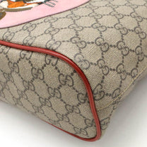Thumbnail of Vintage Beige Canvas Gucci Tote - Image 3