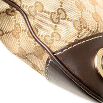 Thumbnail of Beige Fabric Gucci Crossbody Bag - Image 10