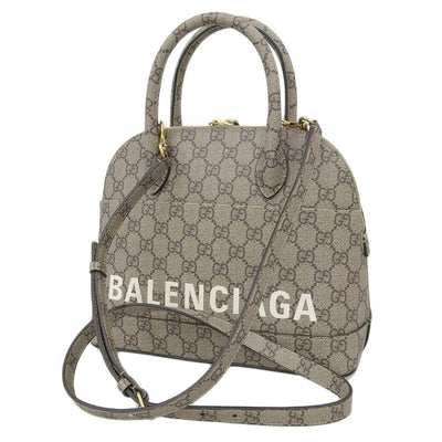 Vintage Beige Fabric Gucci Handbag