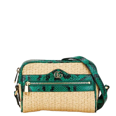 Pre-Owned Beige Fabric Gucci Marmont