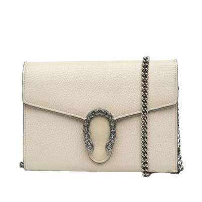 Pre-Owned Beige Leather Gucci Dionysus