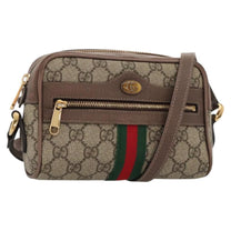 Thumbnail of Vintage Beige Leather Gucci Ophidia - Image 1