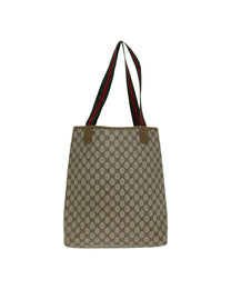 Thumbnail of Pre-Owned Beige Leather Gucci Swing Tote - Image 2
