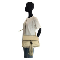 Thumbnail of Vintage Beige Leather Gucci Messenger Bag - Image 7